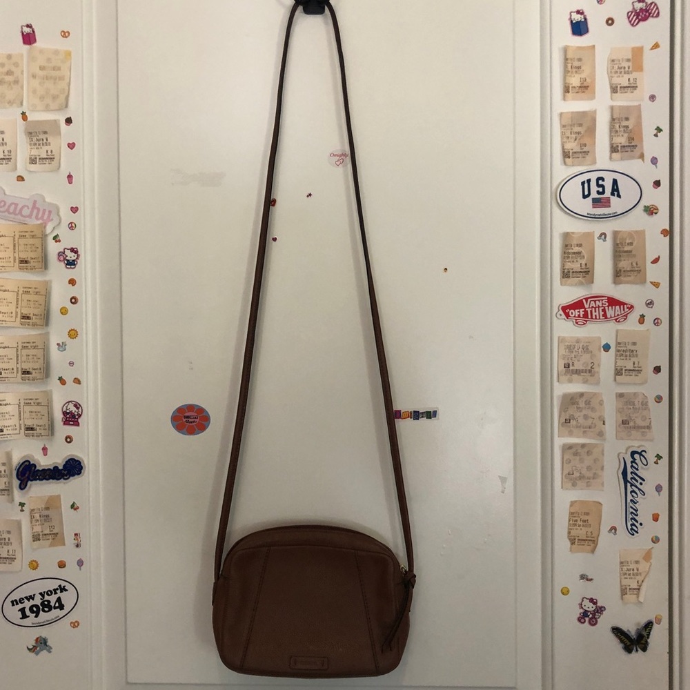 Fossil Brown Crossbody Purse